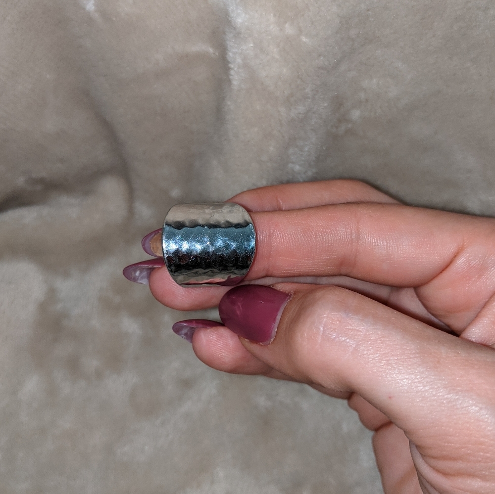 Vintage Silver Statement Ring - image 4